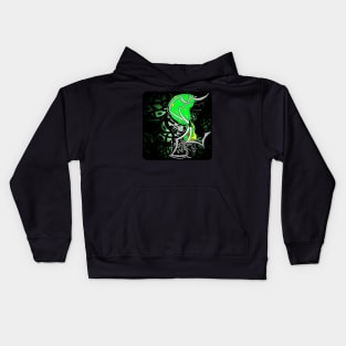 Spithulhu Green Kids Hoodie